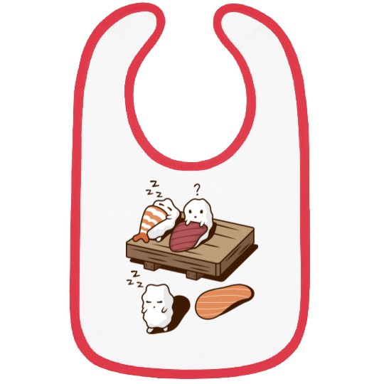 Funny Cute Japanese Food Sushi Bibs