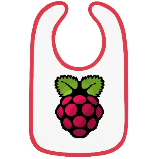 Raspberry Pi Pixel Logo Bibs