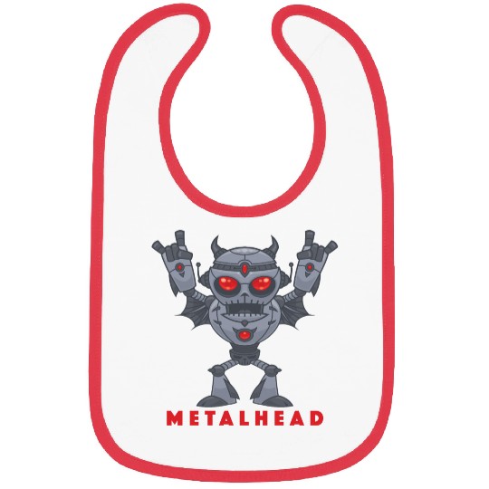 Heavy Metal Robot Bibs