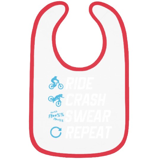 Mountain Bike - Ride Crash Swear Repeat Bibs