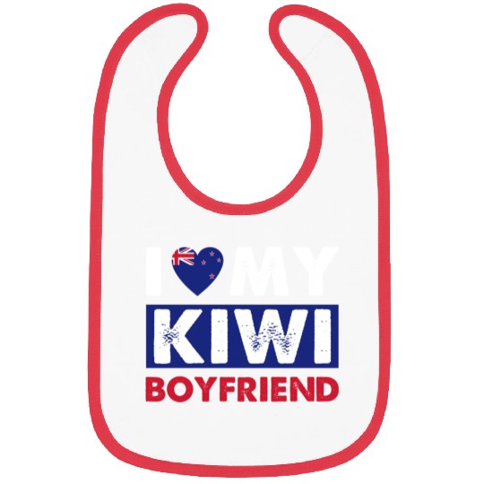 Kiwi Boyfriend Love Bibs