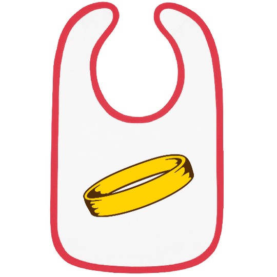 wedding cool round circle marry ring jewelry bache Bibs