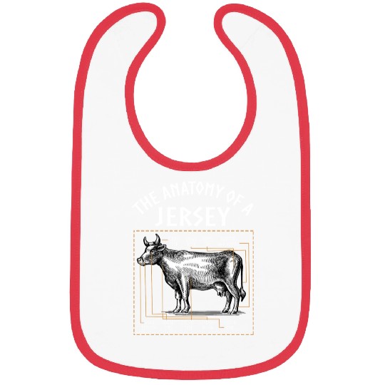 The anatomy of a jersey cow Bibs Funny Cow Farm