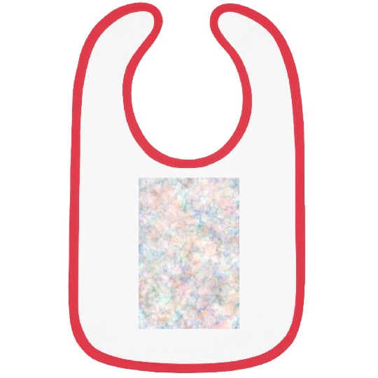 Multicolor Pastel Rainbow Marble Pattern Bibs
