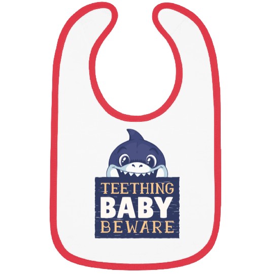 Teething Baby Beware (Boys) Bibs