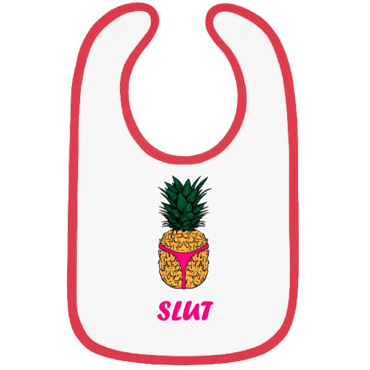 Pineapple Slut Bibs Slutshirt Sexy Clothes Bibs