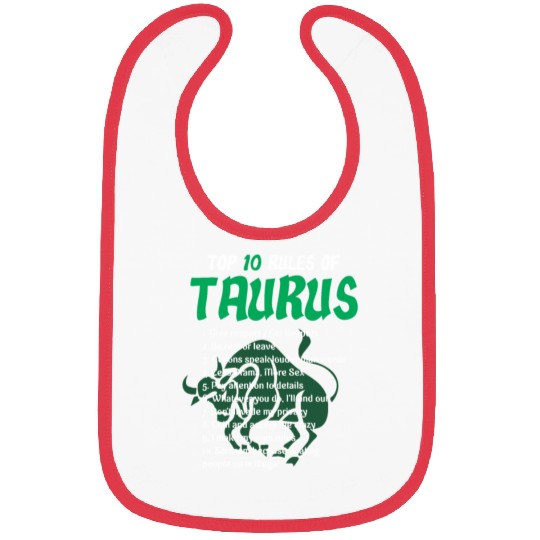 Top 10 Rules Of Taurus Zodiac Birthday Gift Bibs