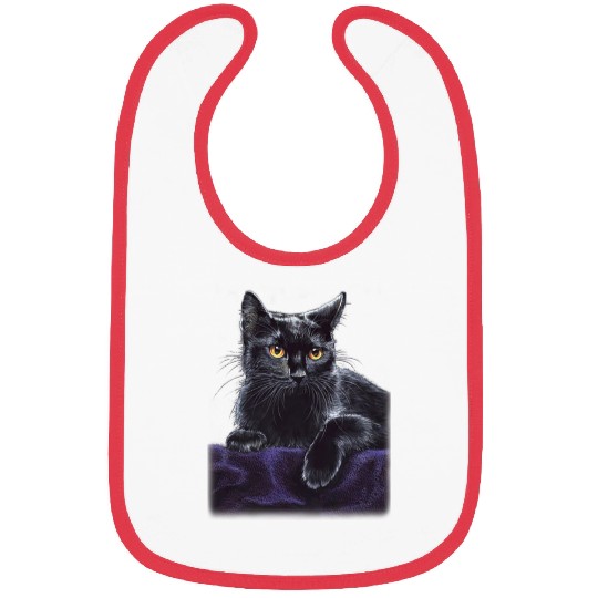 black cat Bibs