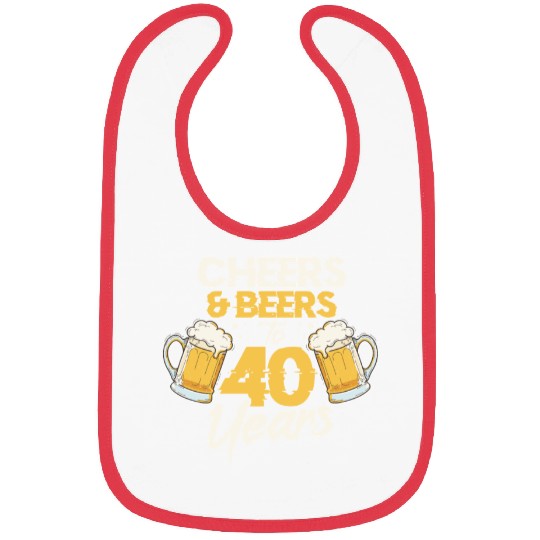 40th Birthday Bibs