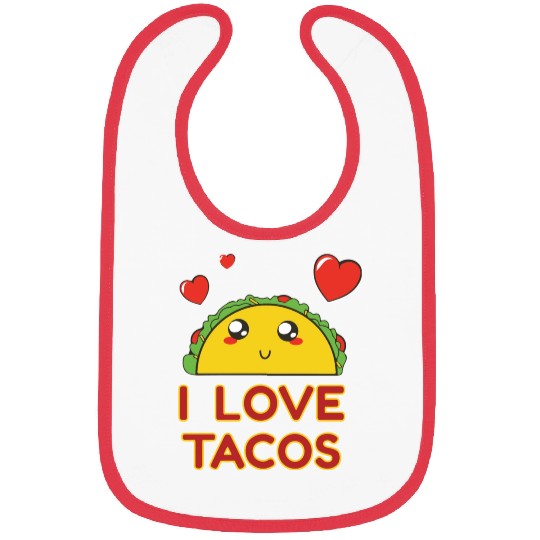 I Love Tacos Bibs