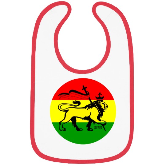 RASTA CONQUERIN LION Bibs