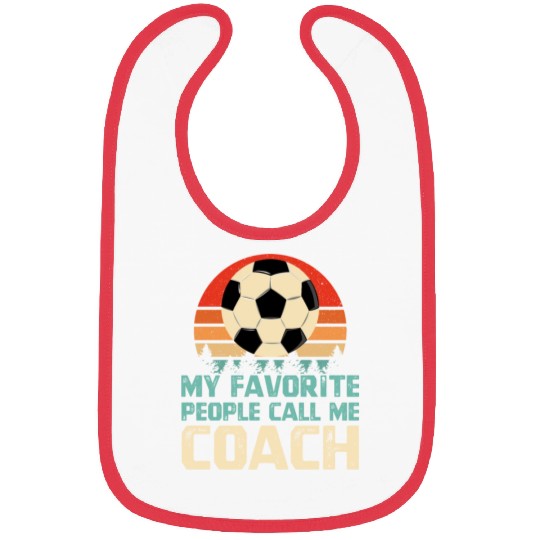 My Favorite People Call Me Soccer Coach Bibs