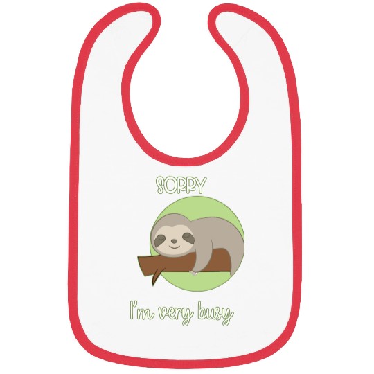 Sloth Animal Bibs