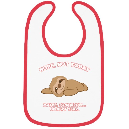 Sloth Animal Bibs