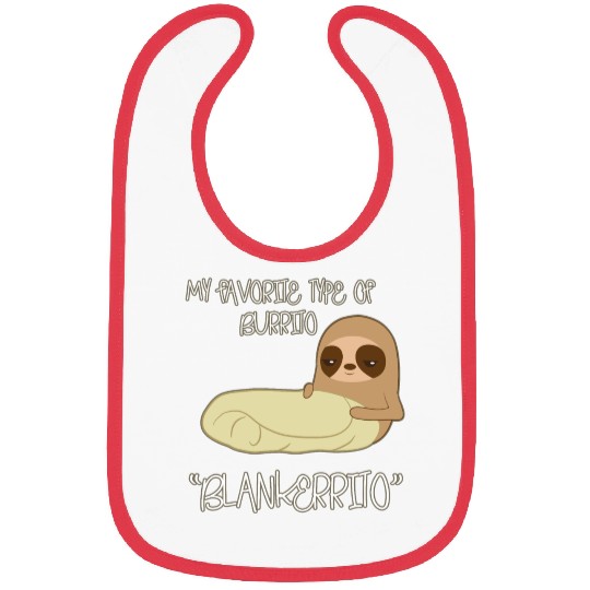 Sloth Animal Bibs