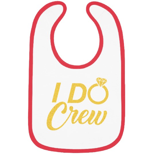 Ring I Do Crew Gold Bibs