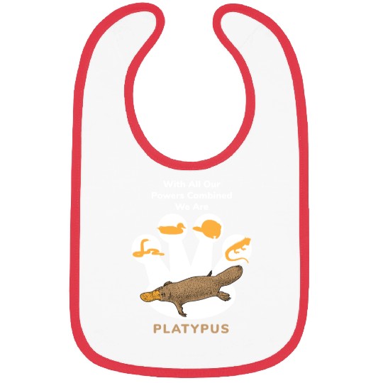 Power Combined Platypus Platypus Platypus Mammal Bibs
