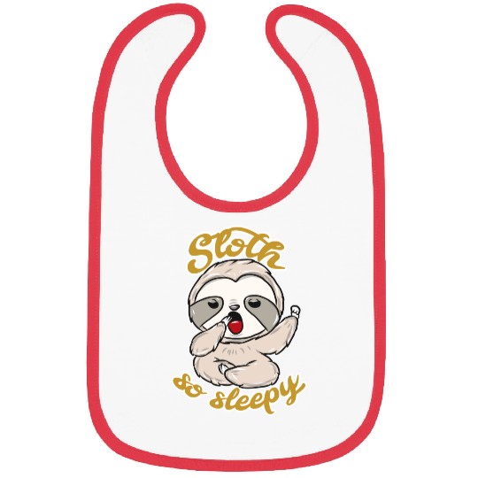 Sloth Animal Bibs