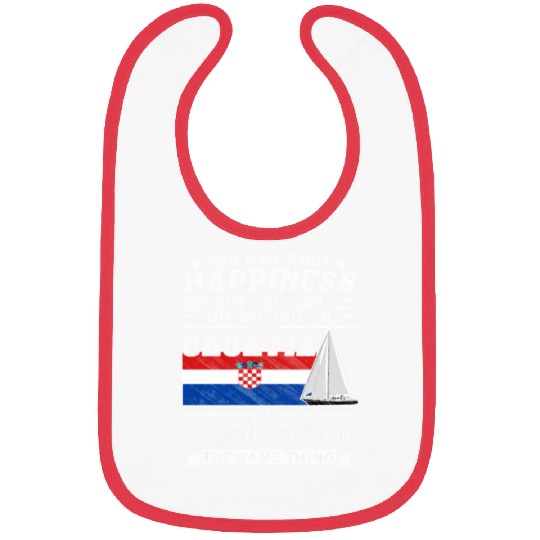Croatia sailing, sailing ship Mediterranean gift Bibs