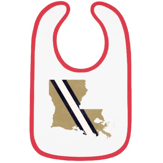 new orleans louisiana helmet stripe Bibs