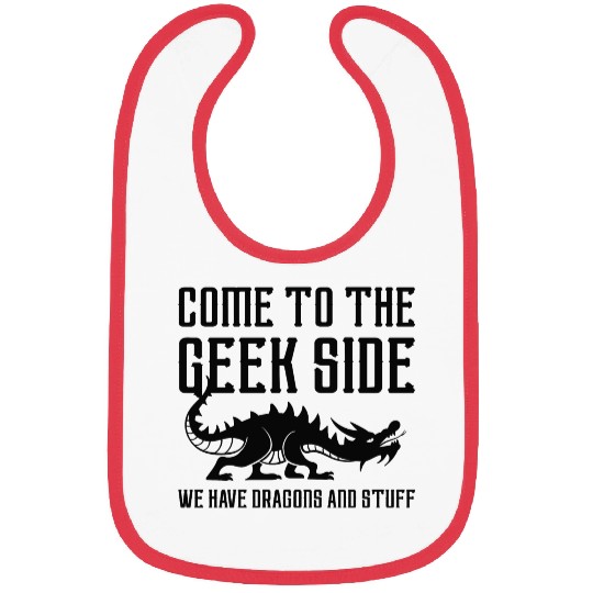 Come To The Geek Side Bibs