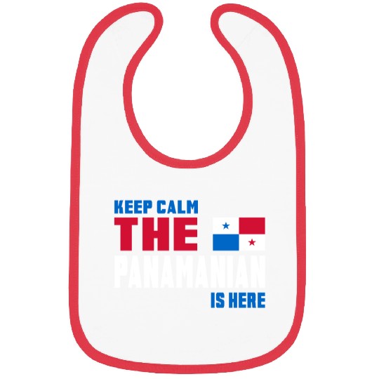 Keep Calm Panama / Flag Gift Bibs
