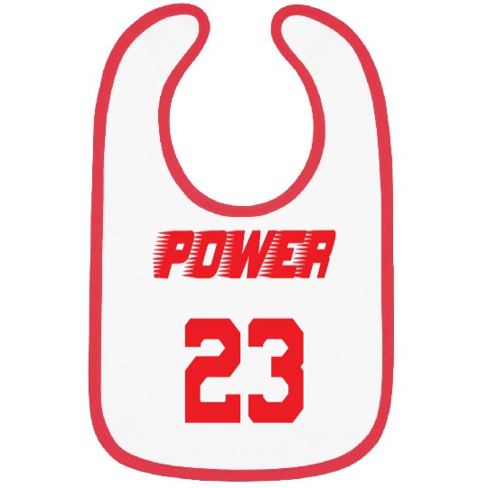 power 23 jersey number Bibs