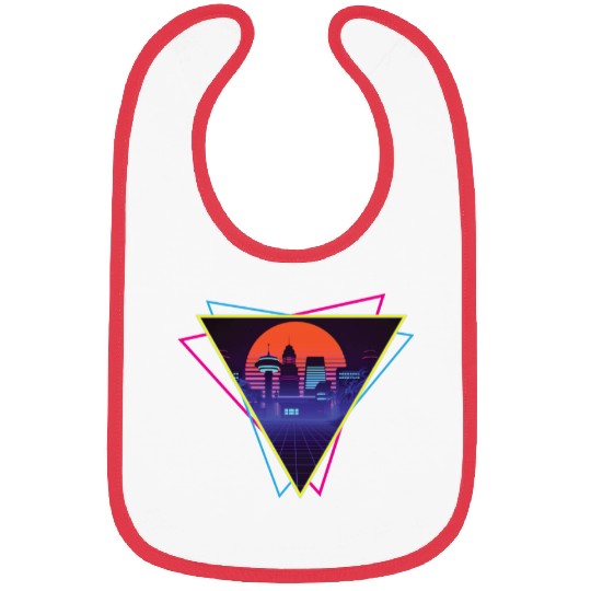 future city synthwave Bibs