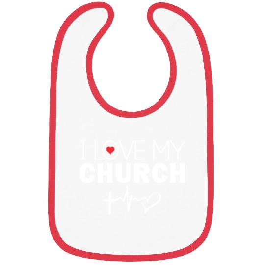 I Love My Church Bibs