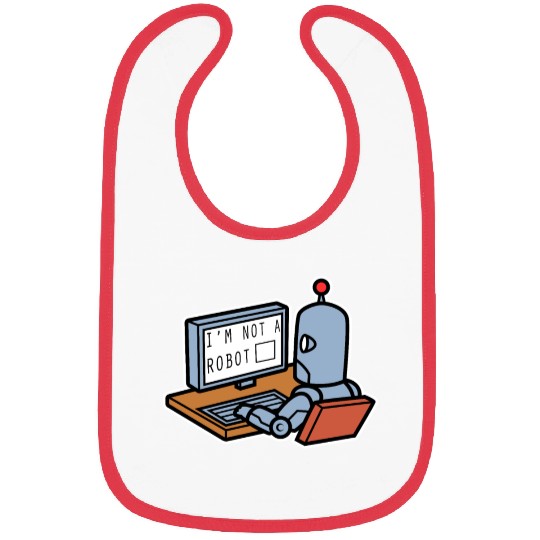 I Am Not A Robot Bibs