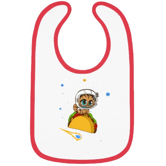 Taco Cat In Space Bibs Dancing Cat Taco