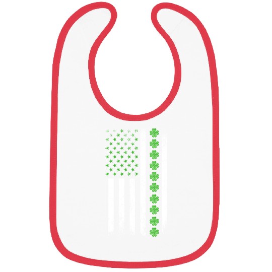 Irish American Flag Bibs