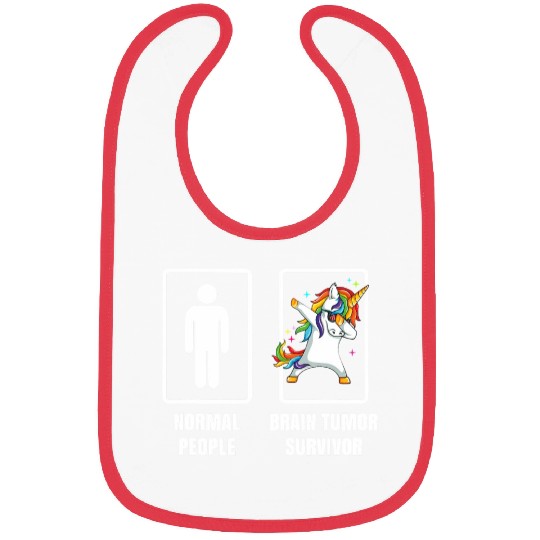 Dabbing Unicorn Brain Tumor Survivor Recovery Get Bibs