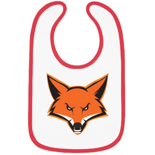 Fox mascot Bibs