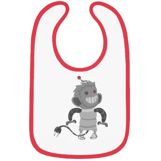 Robot Monkey Bibs