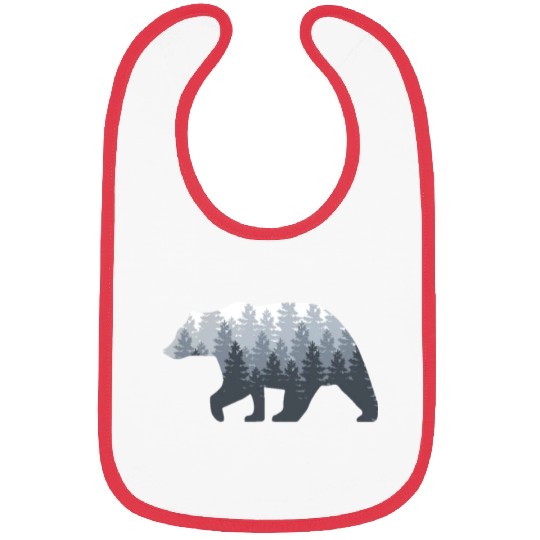 Bear Forest Nature Woods Bibs
