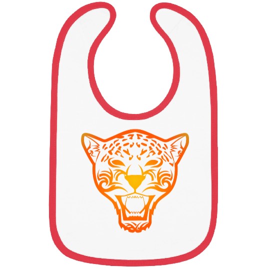 T Tattoo Jaguar Face Gift Idea Bibs