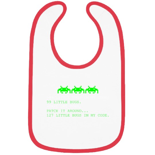 Programmer 99 Little Bugs in My Code Bibs