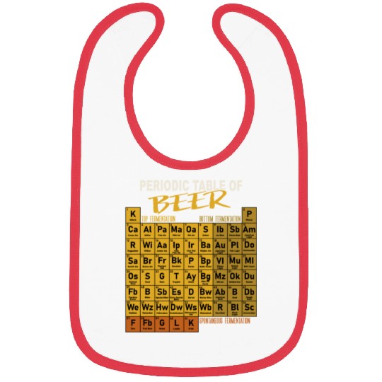 Periodic Table Of Beer Craft Beer Style Brewery Bibs
