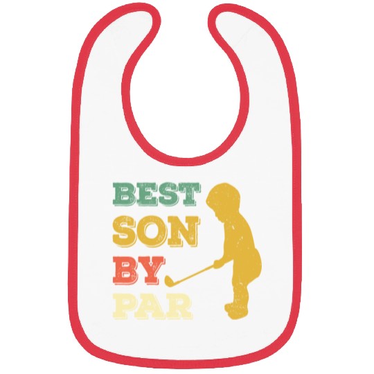Golf Bibs - Best Son By Par - Baby Boy Golf Bibs