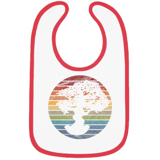Bonsai Tree Retro Bibs
