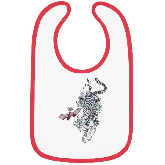 Unique Japanese spirit Tiger | My spirit Animal Bibs