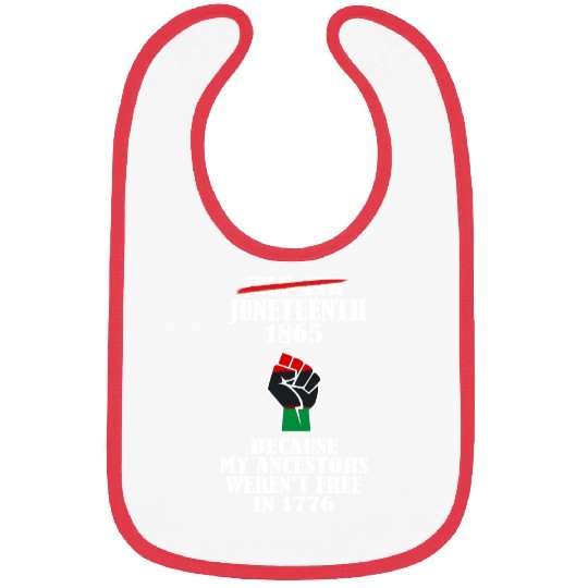 Juneteenth Ancestors Black African American Flag.. Bibs