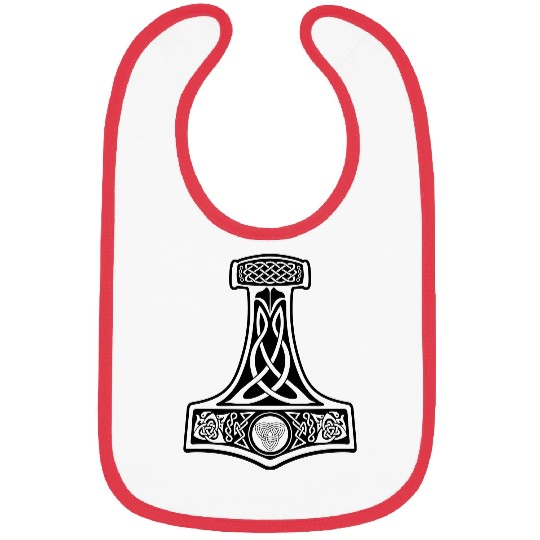 Viking thor hammer Bibs