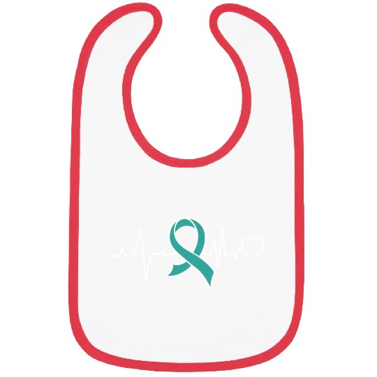 Heart beat- Ovarian Cancer Awareness Bibs