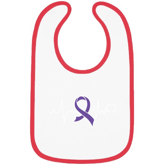 Heart beat- Pancreatic Cancer Awareness Bibs