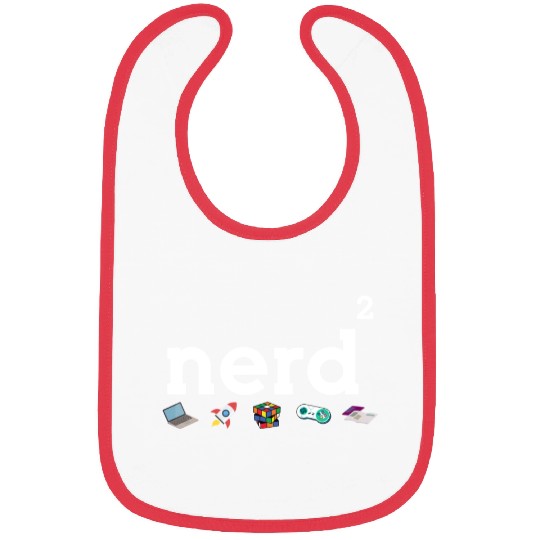 Nerdy - Nerd Squared - Nerd Loves Science, Gaming Bibs