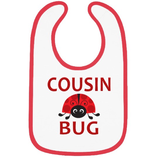 Cousin Bug Funny Ladybug Cousin Bibs