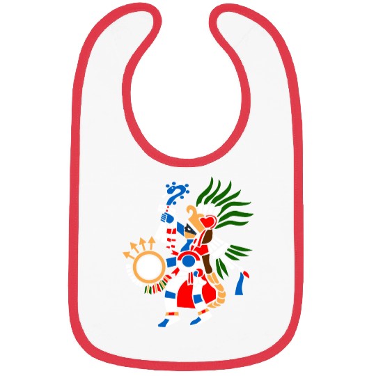 Aztec Symbol Aztec God of War Huitzilopochtli Bibs