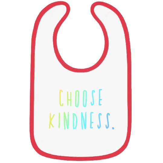 Choose Kindness Cool Colors Ombre Bibs